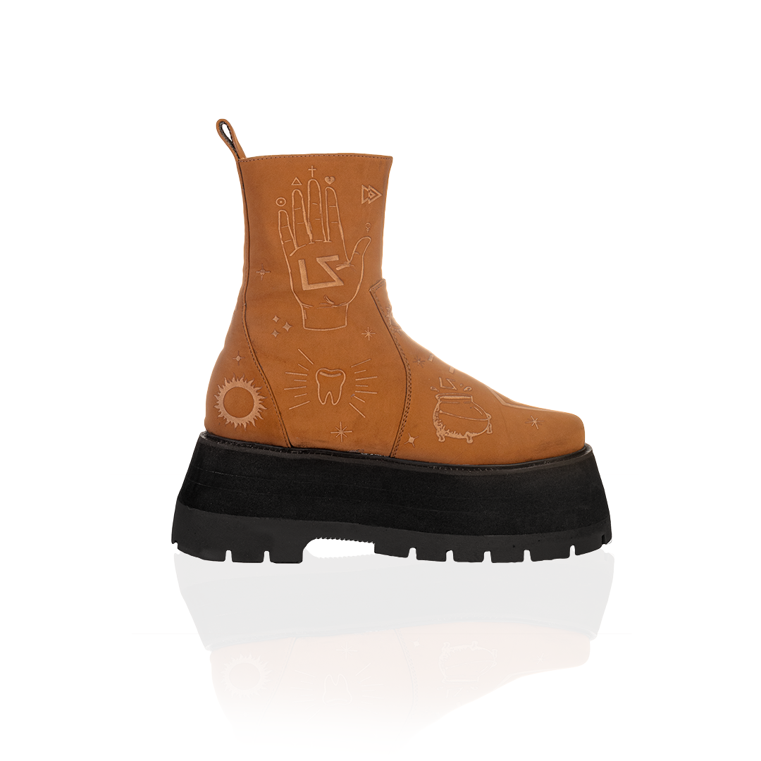 BRICK BROWN BOOTS (6128704159911)