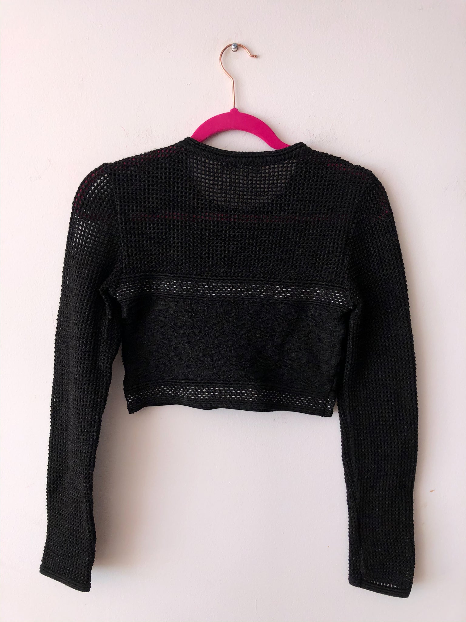 Knitted Borgoise Boheme Crop-top / Pre-loved