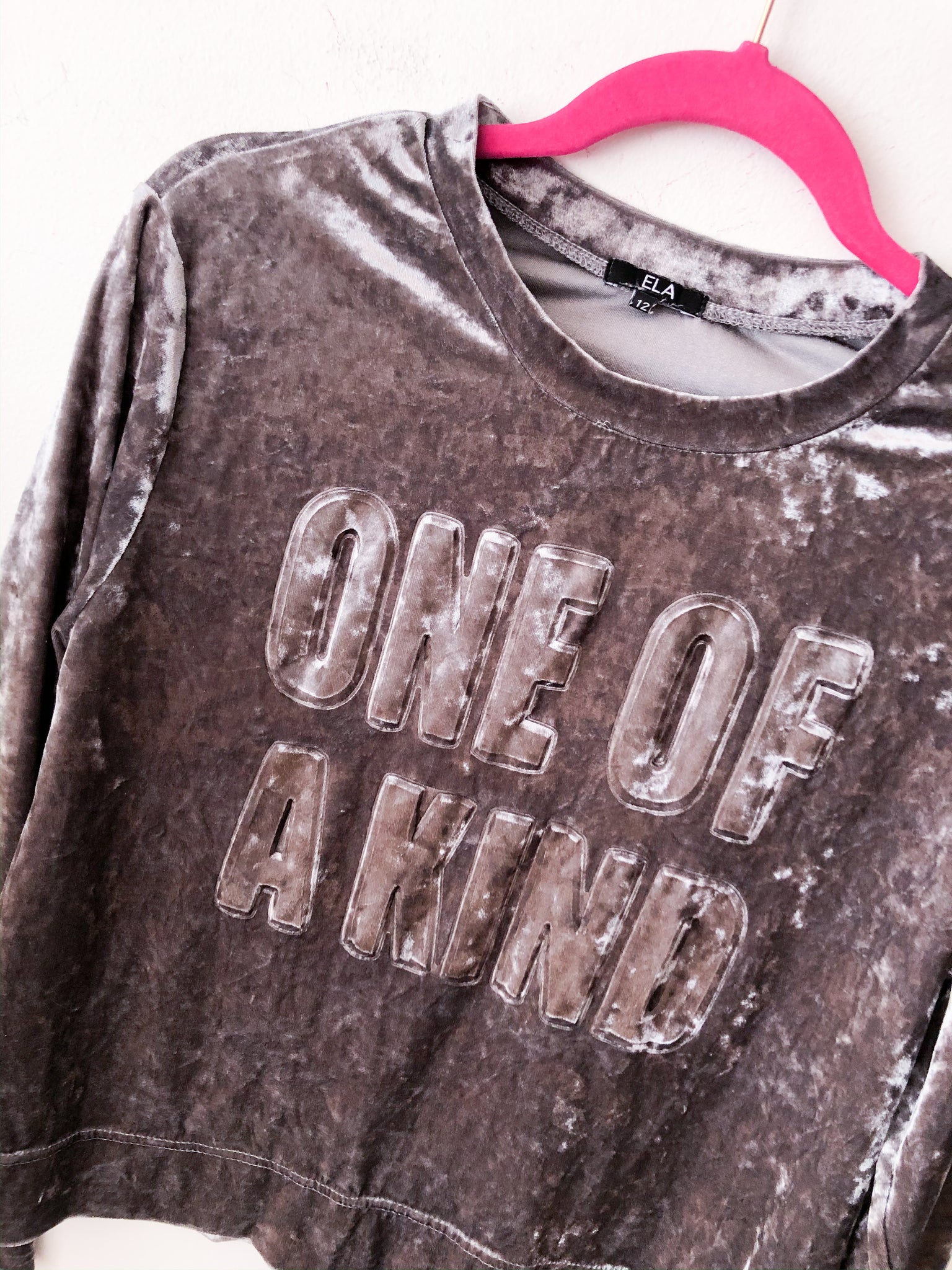 One of a kind velvet jumper  / Pre-loved