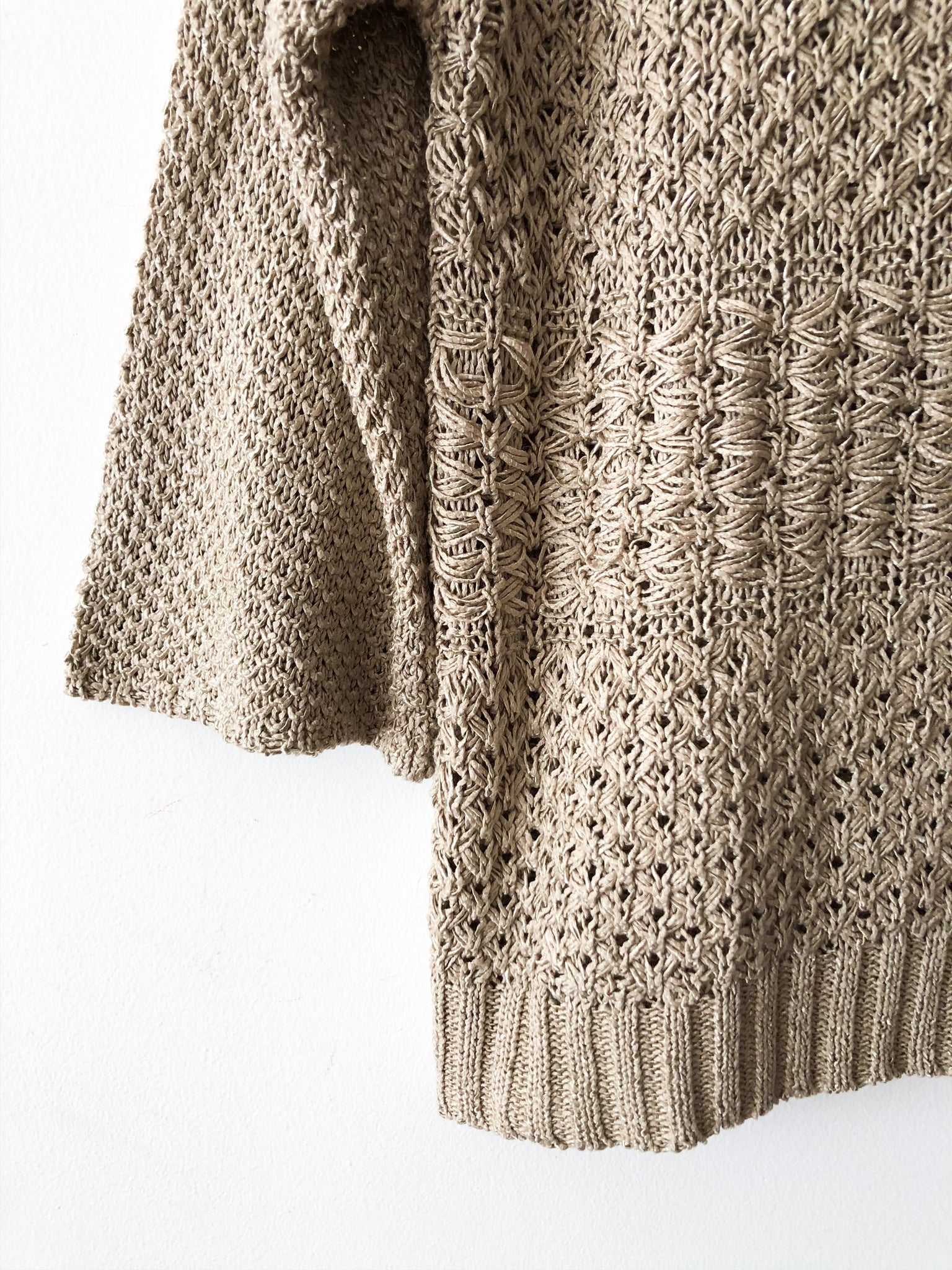Jersey tejido de Massimo Dutti dorado  / Pre-loved