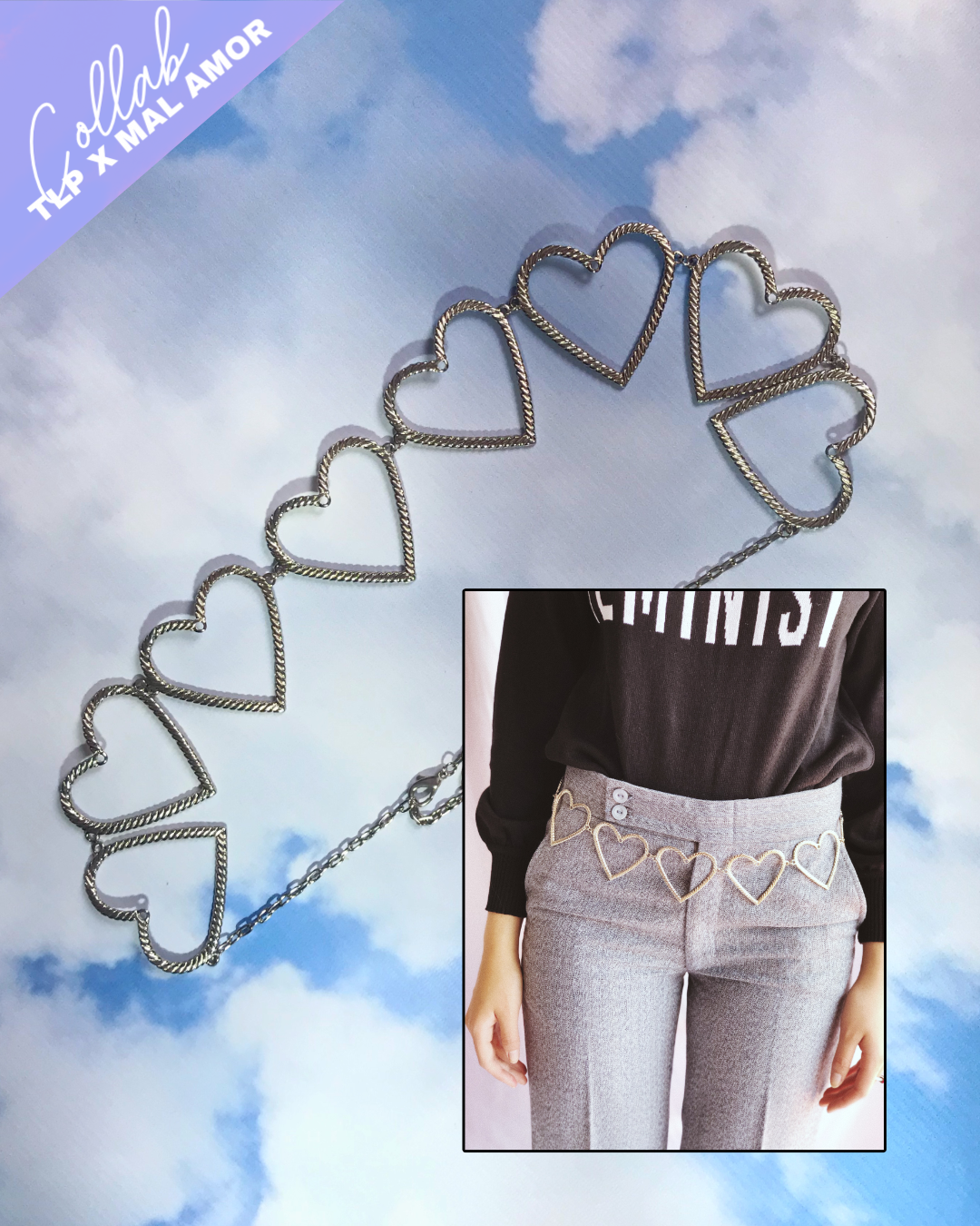 Melting Hearts Belly Chain