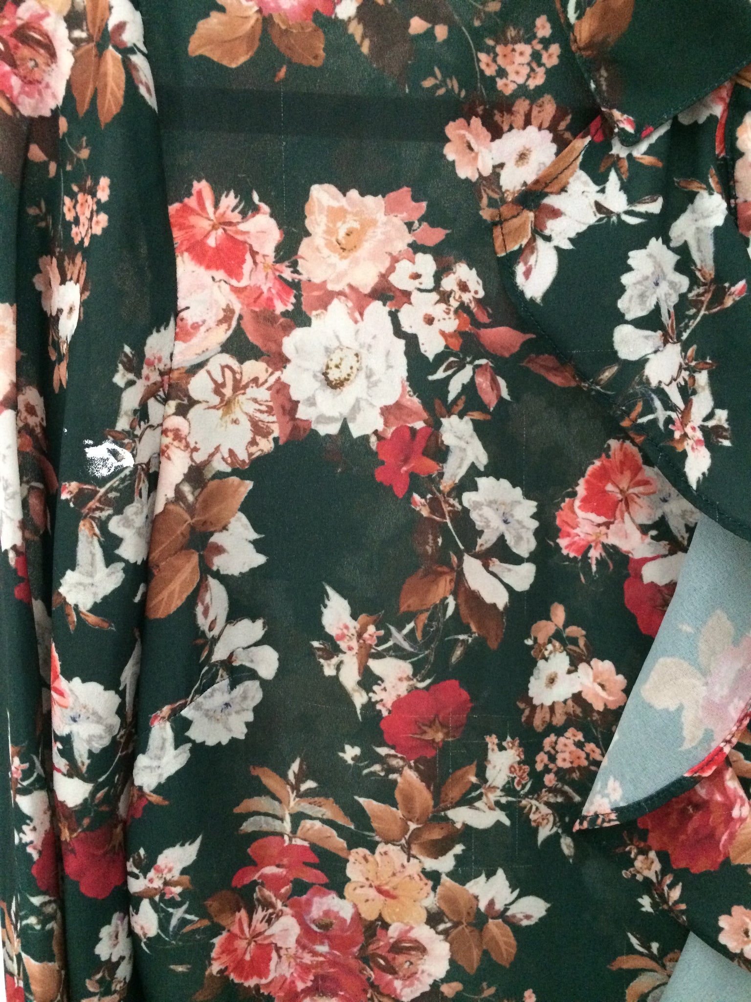 Camisa flores con bolero - Pre-Loved