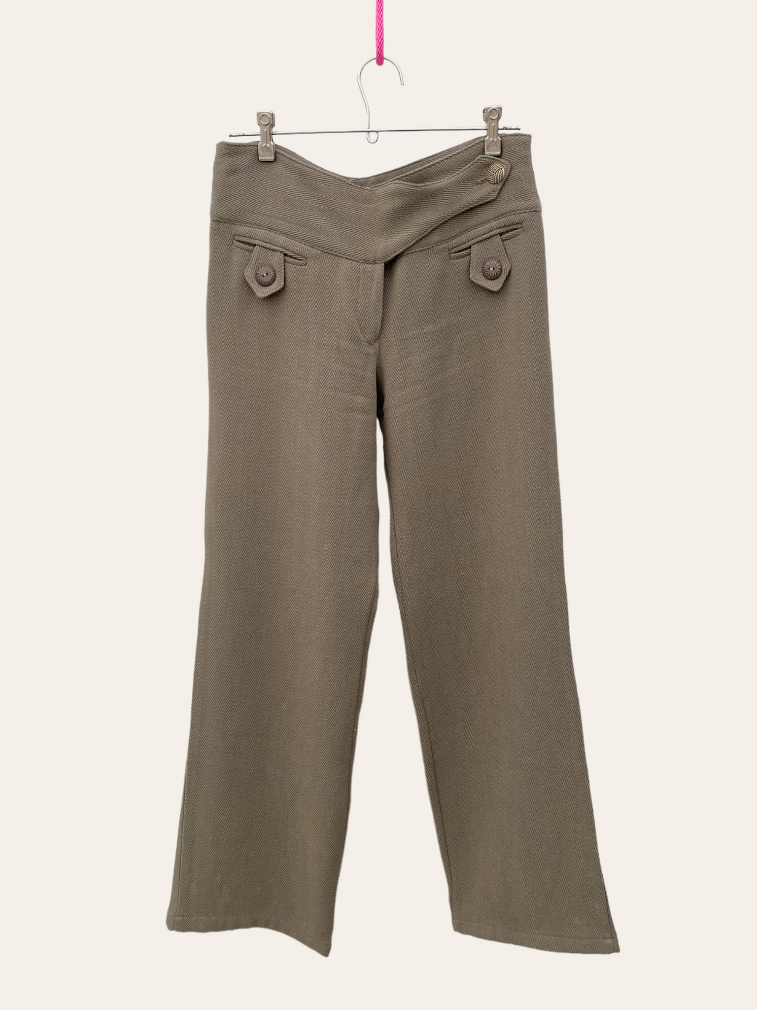 pantalones beige - Pre-loved