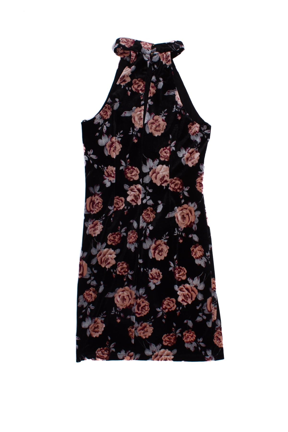 Vestido terciopelo de flores - Forever 21